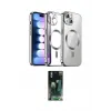 ieg™ iPhone 15 Kılıf Nova Işık Özel Seri - Şeffaf 360 Full Body Arka Koruyucu