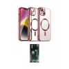 ieg™ iPhone 15 Kılıf Nova Işık Özel Seri - Şeffaf 360 Full Body Arka Koruyucu