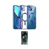 ieg™ iPhone 15 Kılıf Nova Işık Özel Seri - Şeffaf 360 Full Body Arka Koruyucu