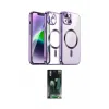 ieg™ iPhone 15 Kılıf Nova Işık Özel Seri - Şeffaf 360 Full Body Arka Koruyucu