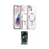 ieg™ iPhone 15 Kılıf Nova Işık Özel Seri - Şeffaf 360 Full Body Arka Koruyucu