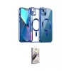 ieg™ iPhone 15 Kılıf Nova Işık Özel Seri - Siyah Bilvis 3D Mat Cam Ekran Koruyucu