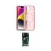 ieg™ iPhone 15 Kılıf Siluet Minimal Prime - Siyah 360 Mat Full Body Arka Koruyucu