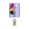 ieg™ iPhone 15 Kılıf Siluet Minimal Prime - Siyah Polymer Nano Ekran Koruyucu