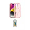 ieg™ iPhone 15 Kılıf Siluet Minimal Prime - Siyah Polymer Nano Ekran Koruyucu