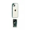 ieg™ iPhone 15 Kılıf Vadi Minimal - Şeffaf 360 Full Body Arka Koruyucu