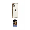ieg™ iPhone 15 Kılıf Vadi Minimal - Siyah Buffer Hayalet Cam Ekran Koruyucu