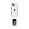 ieg™ iPhone 15 Kılıf Vadi Minimal - Siyah Buffer Hayalet Cam Ekran Koruyucu