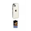 ieg™ iPhone 15 Kılıf Vadi Minimal - Siyah Buffer Hayalet Cam Ekran Koruyucu