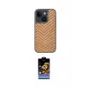 ieg™ iPhone 15 Kılıf Vadi Özel Seri - Siyah Buffer Hayalet Cam Ekran Koruyucu