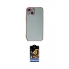 ieg™ iPhone 15 Kılıf Yankı Serisi - Siyah Buffer Hayalet Cam Ekran Koruyucu