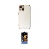 ieg™ iPhone 15 Kılıf Yankı Serisi - Siyah Buffer Hayalet Cam Ekran Koruyucu