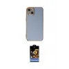ieg™ iPhone 15 Kılıf Yankı Serisi - Siyah Buffer Hayalet Cam Ekran Koruyucu
