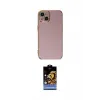 ieg™ iPhone 15 Kılıf Yankı Serisi - Siyah Buffer Hayalet Cam Ekran Koruyucu