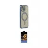 ieg™ iPhone 15 Kılıf Zirve Doku Prime - Siyah Buffer Hayalet Cam Ekran Koruyucu