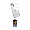 ieg™ iPhone 15 Kılıf Zirve Doku - Siyah Buffer Hayalet Cam Ekran Koruyucu
