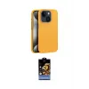 ieg™ iPhone 15 Kılıf Zirve Modern Prime - Siyah Buffer Hayalet Cam Ekran Koruyucu