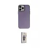 ieg™ iPhone 15 Pro Kılıf Ahenk Çizgi Prime - Siyah Bilvis 3D Cam Ekran Koruyucu