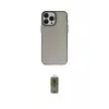 ieg™ iPhone 15 Pro Kılıf Ahenk Çizgi Prime - Siyah Joko Magic 5D Hayalet Cam