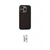 ieg™ iPhone 15 Pro Kılıf Ahenk Form Serisi - Siyah Bilvis 0.18mm Plus Cam Ekran Koruyucu