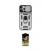 ieg™ iPhone 15 Pro Kılıf Ahenk Klasik - Siyah Buffer Cam Ekran Koruyucu