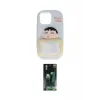 ieg™ iPhone 15 Pro Kılıf Akış Yansıma - Şeffaf 360 Full Body Arka Koruyucu