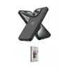 ieg™ iPhone 15 Pro Kılıf Atlas Form - Siyah Bilvis 3D Cam Ekran Koruyucu