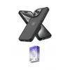ieg™ iPhone 15 Pro Kılıf Atlas Form - Siyah Bilvis 5in1 3D Magic Cam Ekran Koruyucu