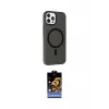 ieg™ iPhone 15 Pro Kılıf Çekirdek Modern Prime - Siyah Buffer Hayalet Cam Ekran Koruyucu