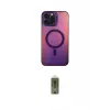 ieg™ iPhone 15 Pro Kılıf Doruk Klasik Prime - Siyah Joko Magic 5D Hayalet Cam