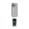 ieg™ iPhone 15 Pro Kılıf Eksen Çizgi - Şeffaf 360 Full Body Arka Koruyucu