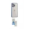 ieg™ iPhone 15 Pro Kılıf Eksen Form Serisi - Şeffaf Royal Nano Ekran Koruyucu