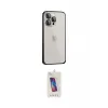 ieg™ iPhone 15 Pro Kılıf Eksen Form Serisi - Siyah Joko 5D Cam