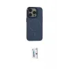 ieg™ iPhone 15 Pro Kılıf Eksen Işık Prime - Siyah Bilvis 0.18mm Plus Cam Ekran Koruyucu