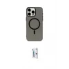 ieg™ iPhone 15 Pro Kılıf Eksen Işık Prime - Siyah Bilvis 0.18mm Plus Cam Ekran Koruyucu