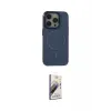 ieg™ iPhone 15 Pro Kılıf Eksen Işık Prime - Siyah Bilvis 3D Mat Cam Ekran Koruyucu
