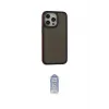 ieg™ iPhone 15 Pro Kılıf Eksen Işık - Siyah Joko Magic 5D Cam