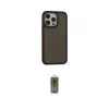 ieg™ iPhone 15 Pro Kılıf Eksen Işık - Siyah Joko Magic 5D Hayalet Cam