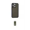 ieg™ iPhone 15 Pro Kılıf Eksen Işık - Siyah Joko Magic 5D Hayalet Cam