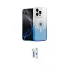 ieg™ iPhone 15 Pro Kılıf Eksen Minimal Özel Seri - Siyah Bilvis 0.18mm Plus Cam Ekran Koruyucu
