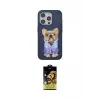 ieg™ iPhone 15 Pro Kılıf İz Minimal Koleksiyonu - Siyah Buffer Cam Ekran Koruyucu