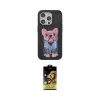ieg™ iPhone 15 Pro Kılıf İz Minimal Koleksiyonu - Siyah Buffer Cam Ekran Koruyucu