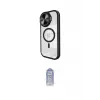 ieg™ iPhone 15 Pro Kılıf Kıvılcım Modern Koleksiyonu - Siyah Joko Magic 5D Cam