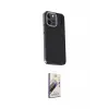 ieg™ iPhone 15 Pro Kılıf Kıvılcım Modern Özel Seri - Siyah Bilvis 3D Mat Cam Ekran Koruyucu