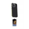 ieg™ iPhone 15 Pro Kılıf Kıvılcım Modern Özel Seri - Siyah Buffer Hayalet Cam Ekran Koruyucu