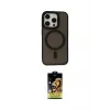 ieg™ iPhone 15 Pro Kılıf Kutup Serisi - Siyah Buffer Cam Ekran Koruyucu