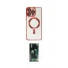 ieg™ iPhone 15 Pro Kılıf Nova Işık Özel Seri - Şeffaf 360 Full Body Arka Koruyucu
