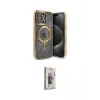 ieg™ iPhone 15 Pro Kılıf Nova Işık Özel Seri - Siyah Bilvis 3D Cam Ekran Koruyucu