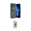 ieg™ iPhone 15 Pro Kılıf Nova Işık Özel Seri - Siyah Bilvis 3D Cam Ekran Koruyucu
