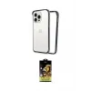 ieg™ iPhone 15 Pro Kılıf Pusula Asil Koleksiyonu - Siyah Buffer Cam Ekran Koruyucu